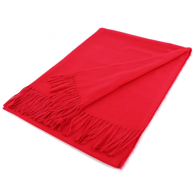 Grand châle style cachemire – couleurs unies