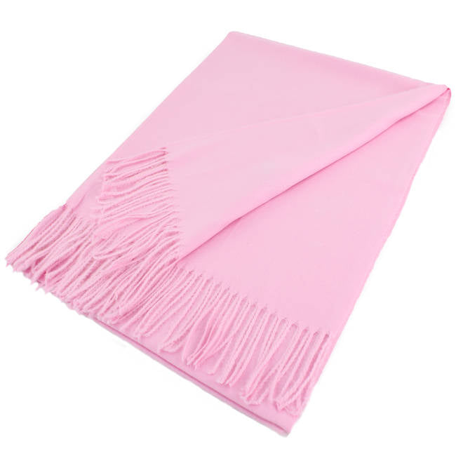 Grand châle style cachemire – couleurs unies