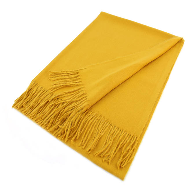 Grand châle style cachemire – couleurs unies