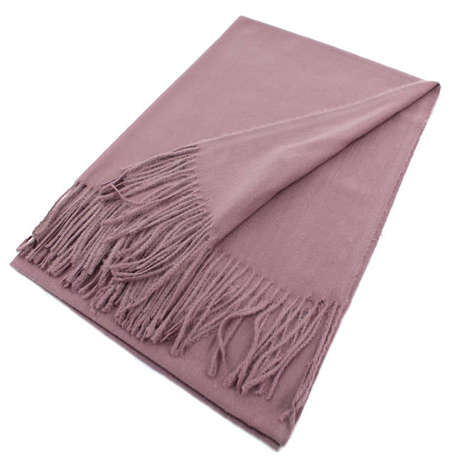 Grand châle style cachemire – couleurs unies
