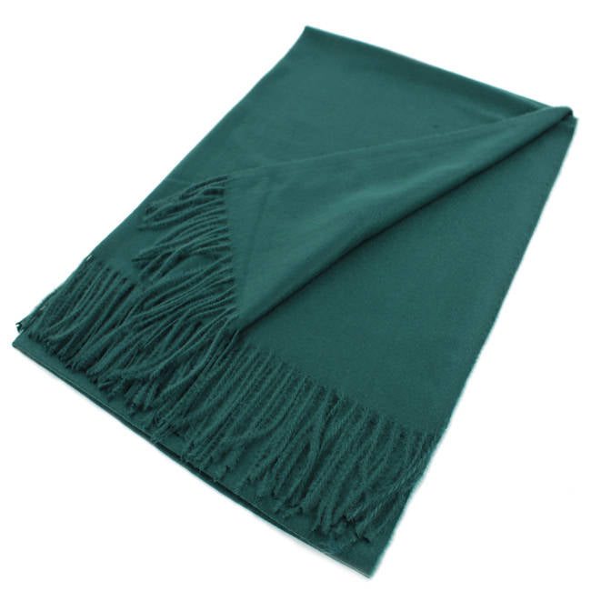 Grand châle style cachemire – couleurs unies