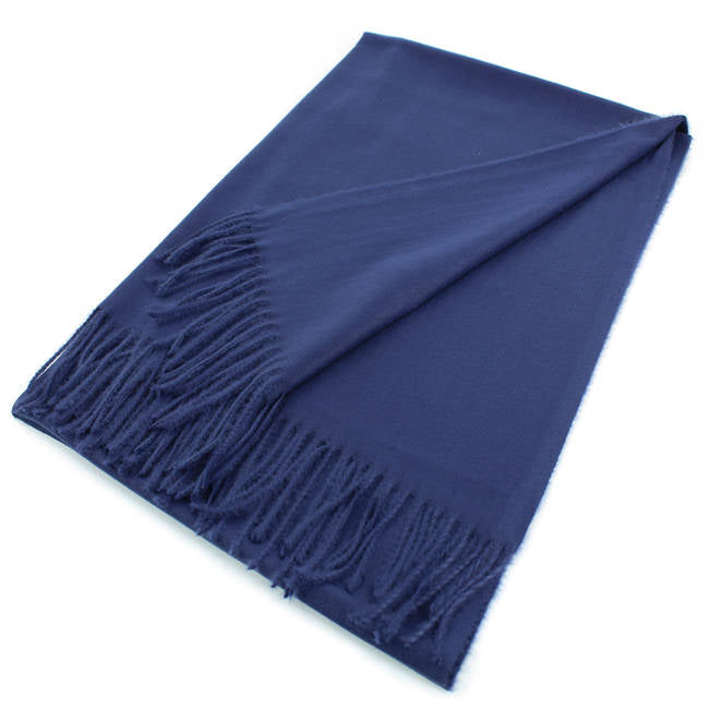 Grand châle style cachemire – couleurs unies