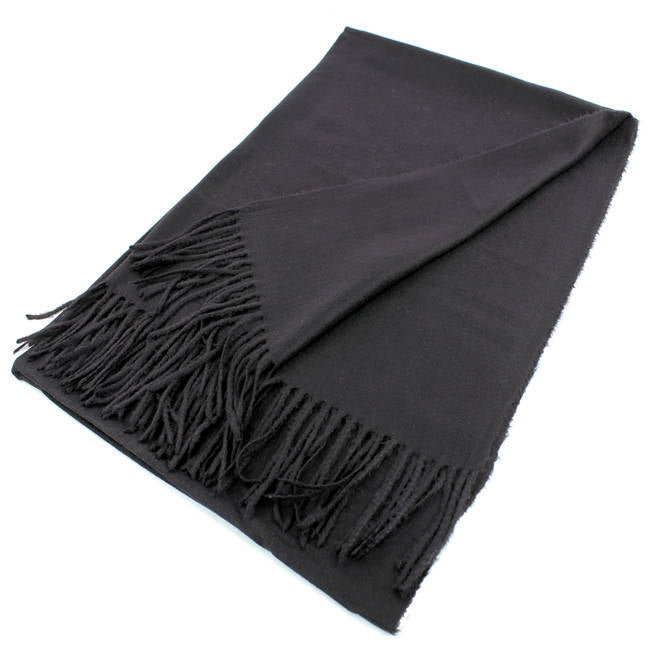 Grand châle style cachemire – couleurs unies