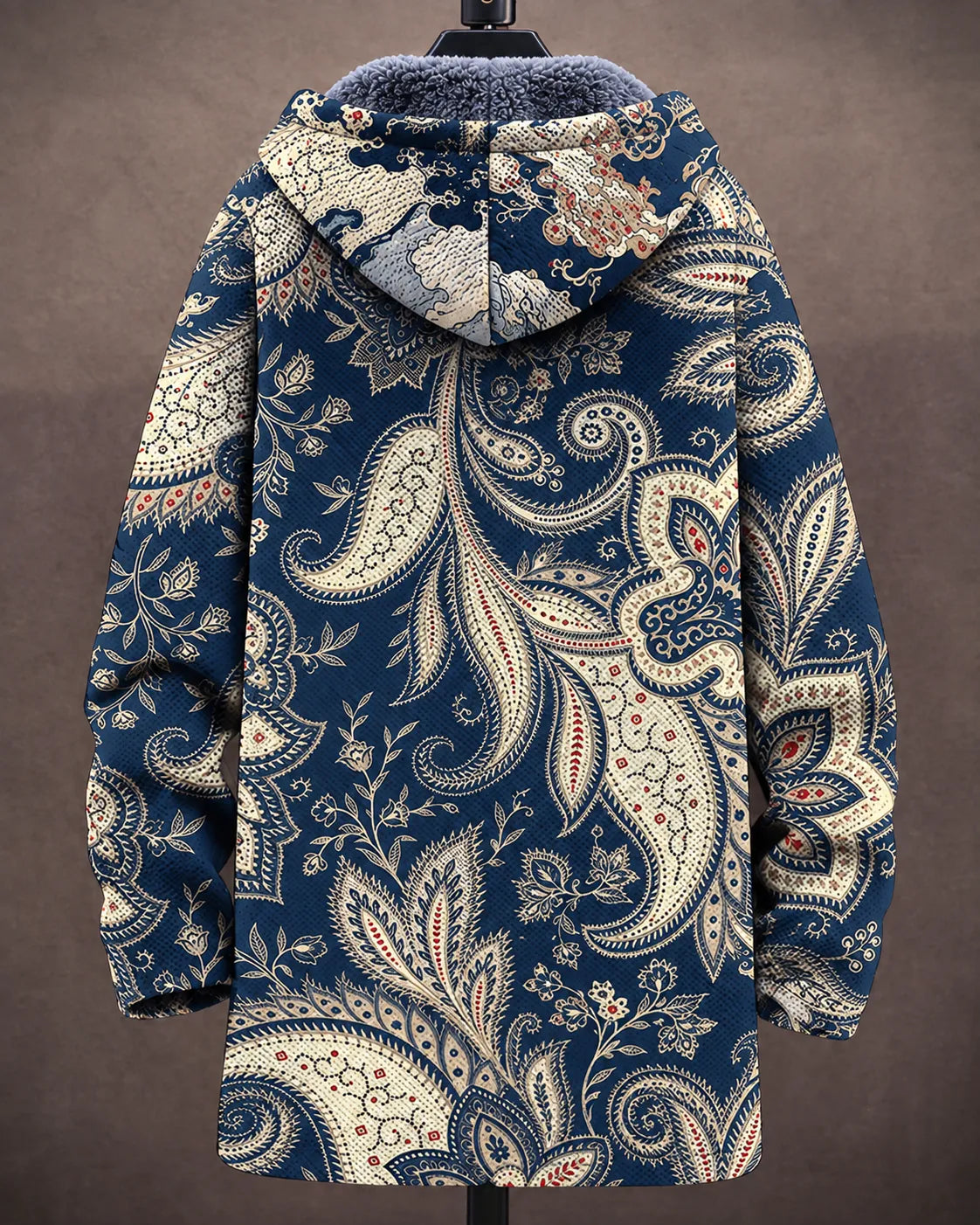 Vivienne | Veste à capuchon Cachemire patrimoine