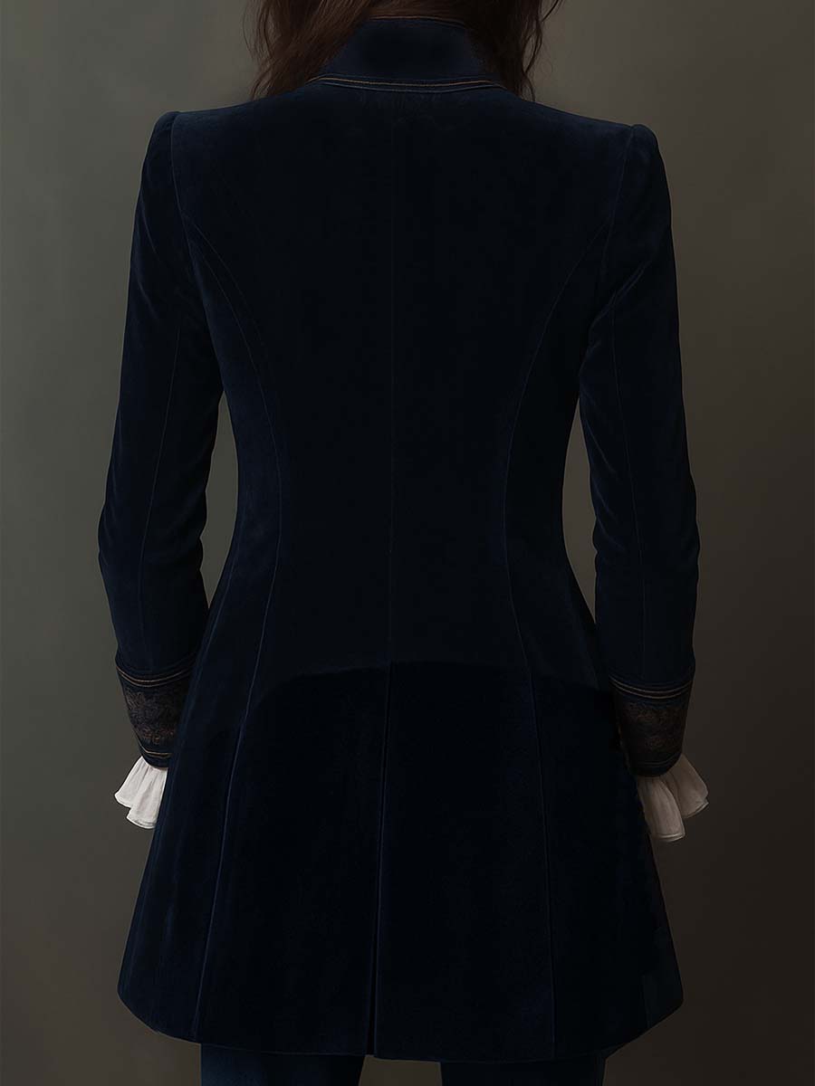 Veste longue vintage pour femme