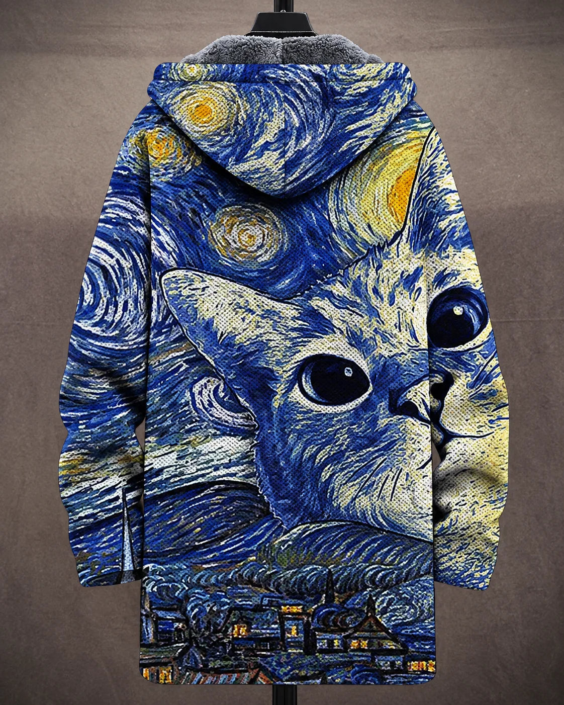 Eliana | Veste à capuchon Chats étoilés