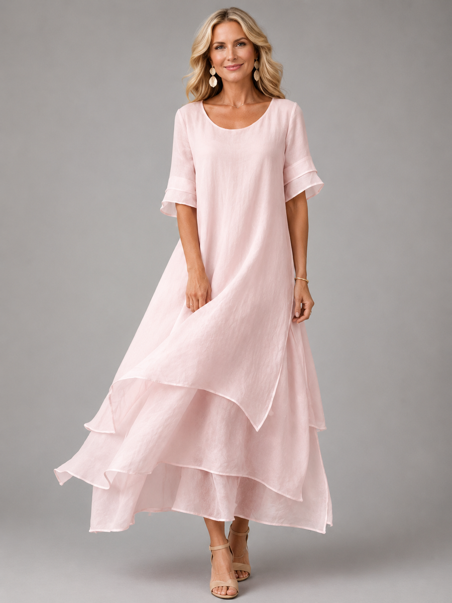 Geneviève | Robe longue fluide