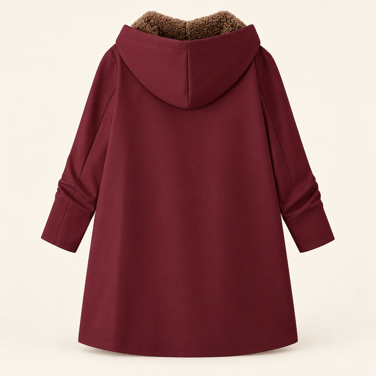 Evelyn | Manteau à capuchon doublé sherpa