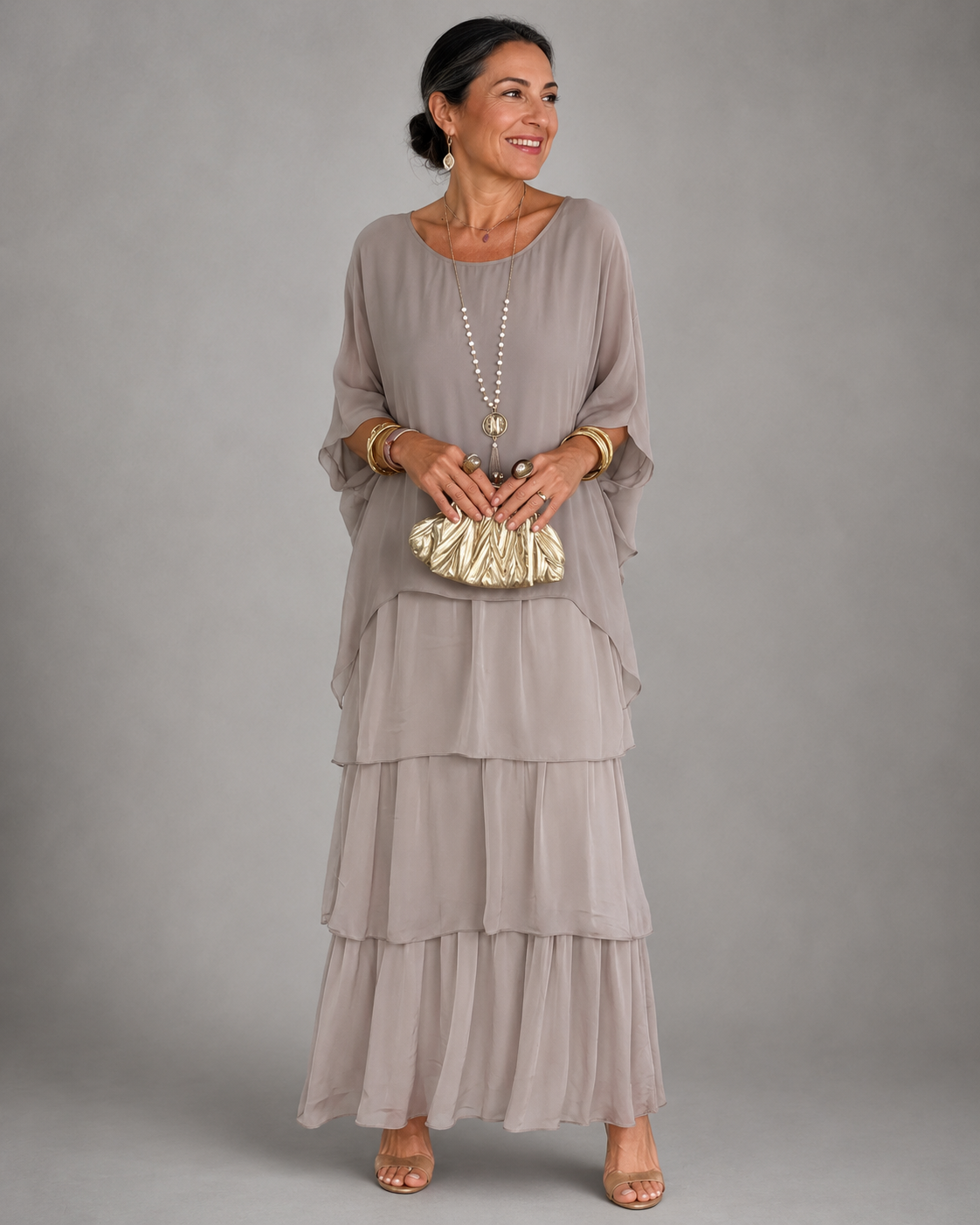 Chantal | Robe longue élégante et fluide