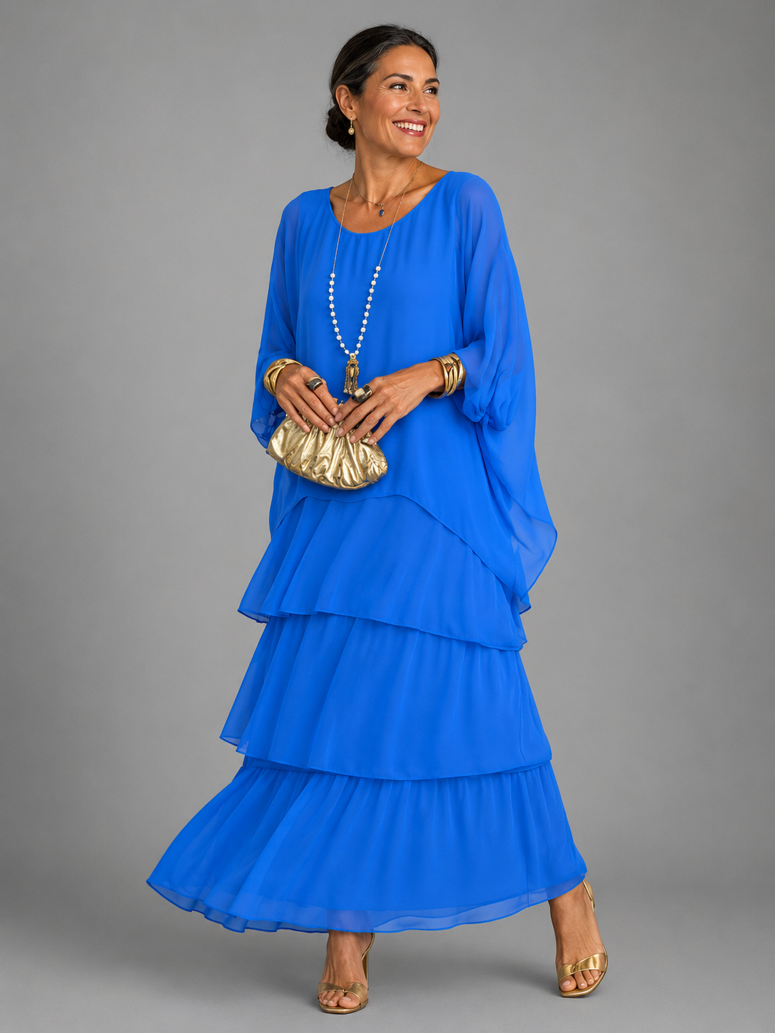 Chantal | Robe longue élégante et fluide