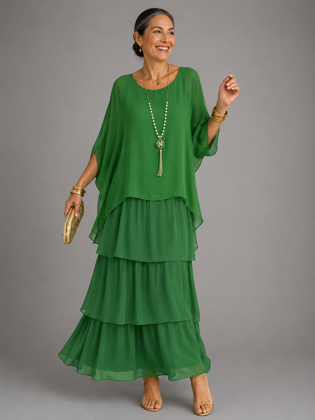 Chantal | Robe longue élégante et fluide