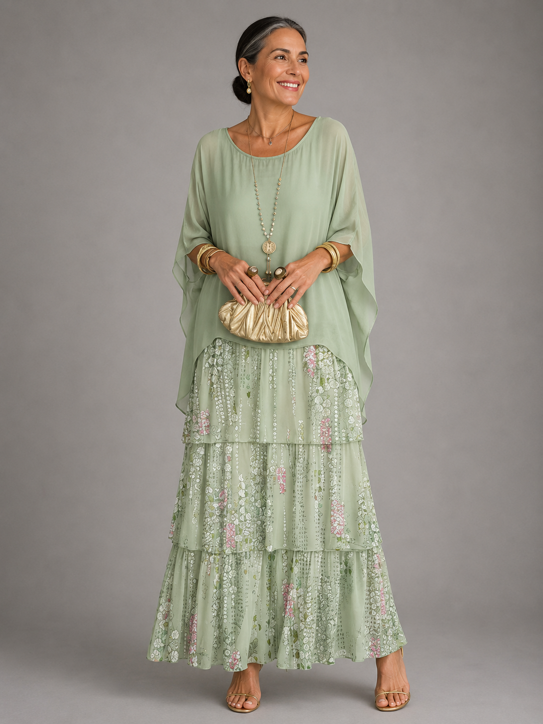 Chantal | Robe longue élégante et fluide