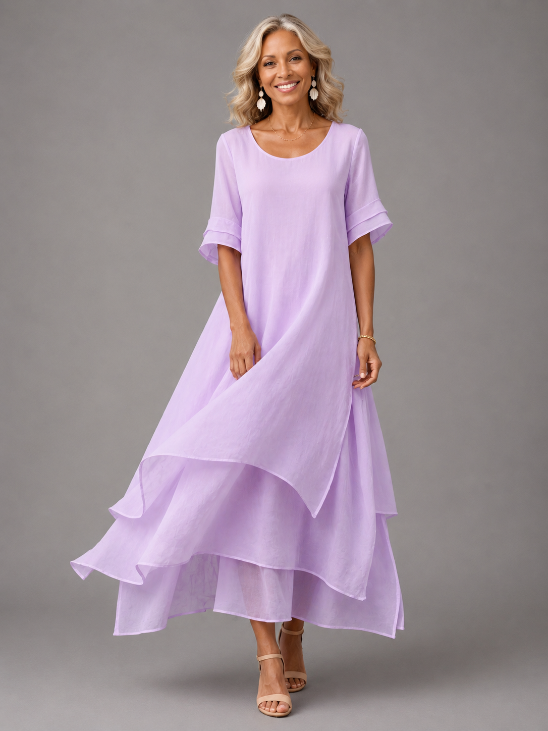 Geneviève | Robe longue fluide