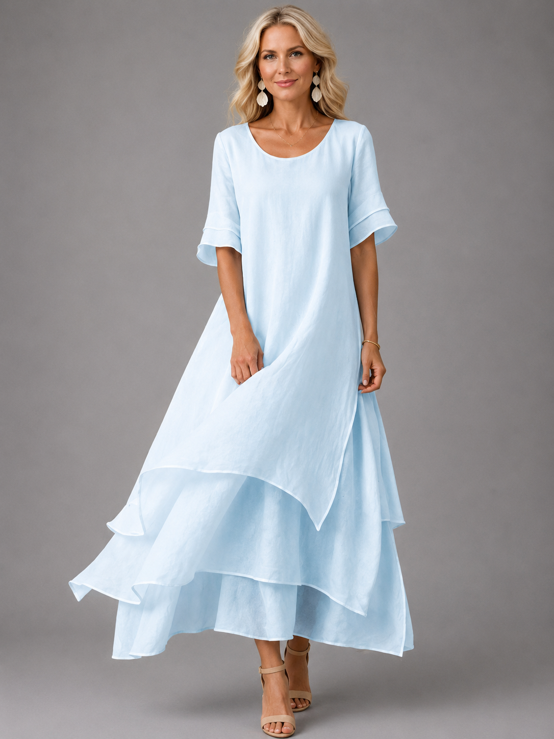 Geneviève | Robe longue fluide