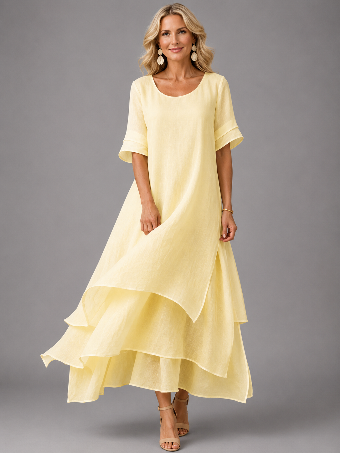 Geneviève | Robe longue fluide