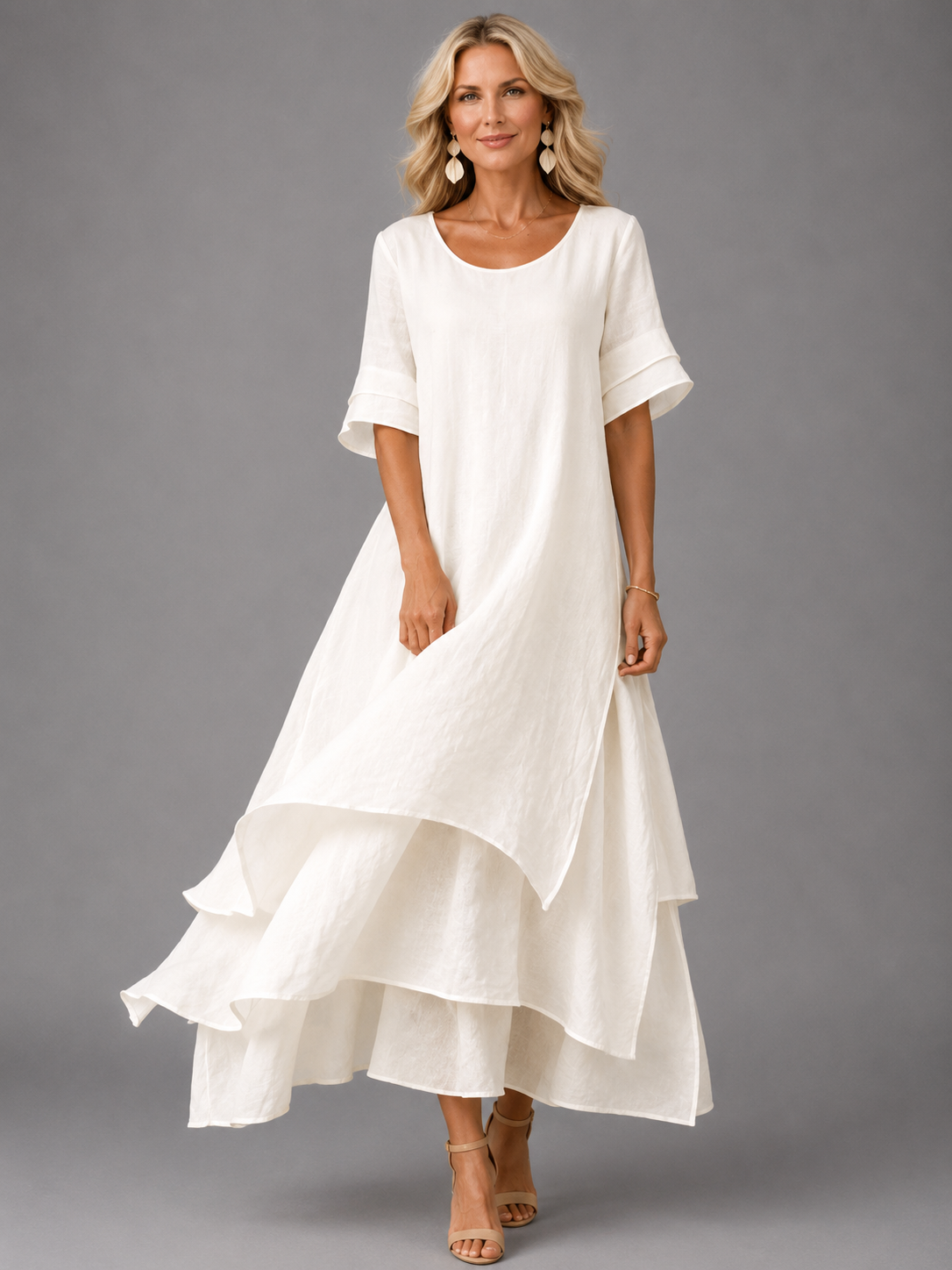Geneviève | Robe longue fluide