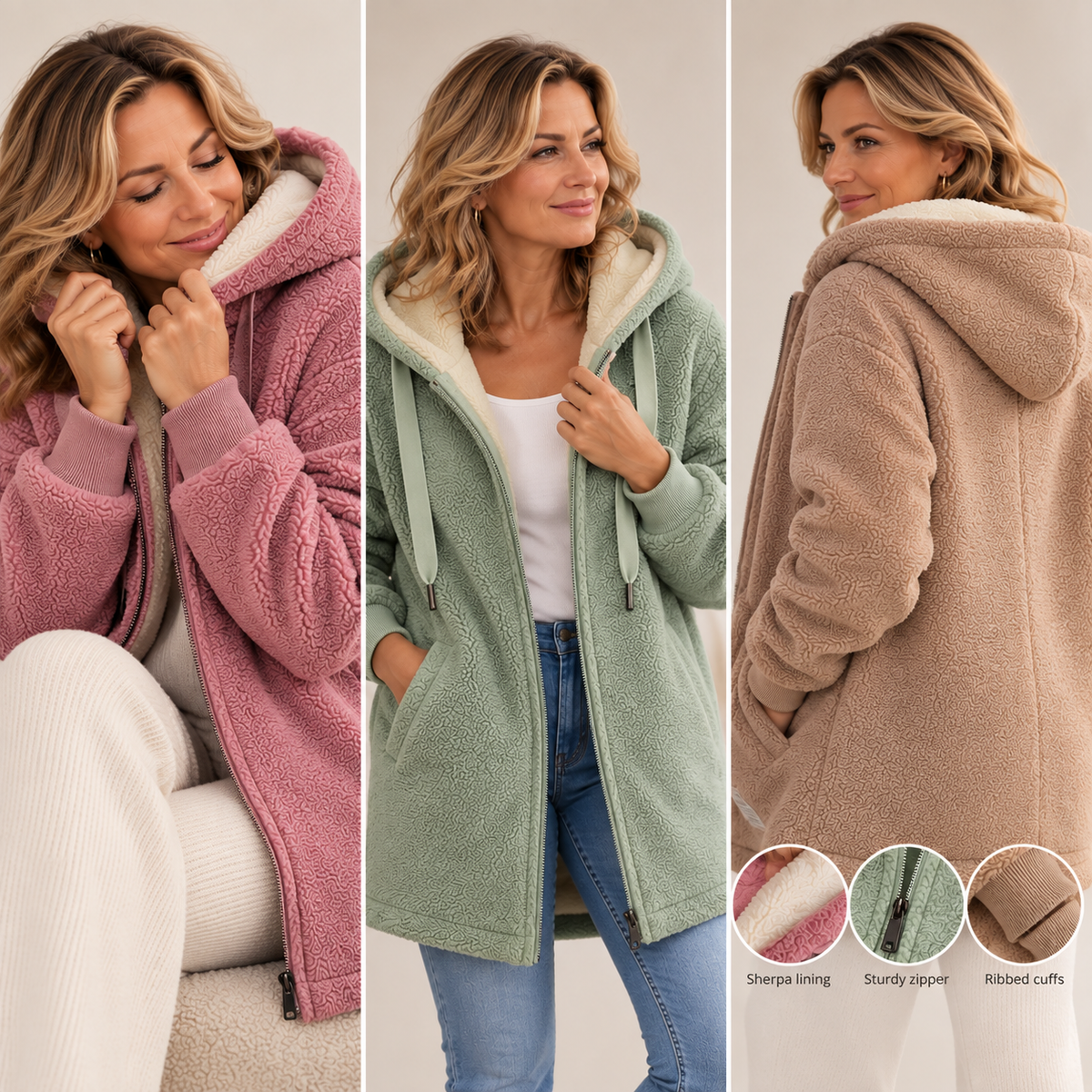 Phoebe | Veste douillette en molleton
