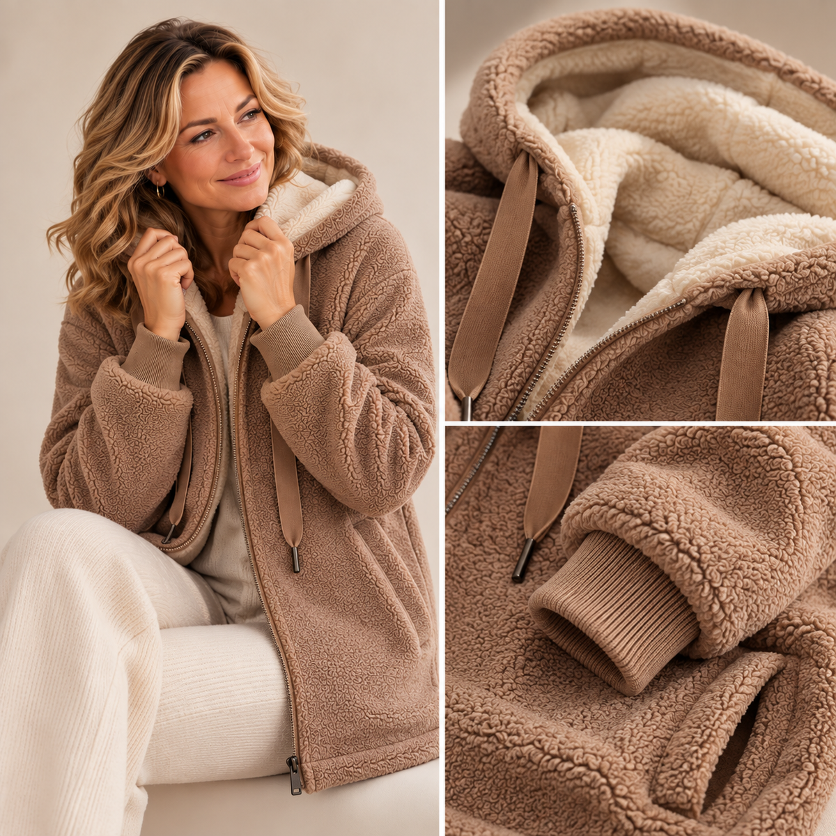 Phoebe | Veste douillette en molleton