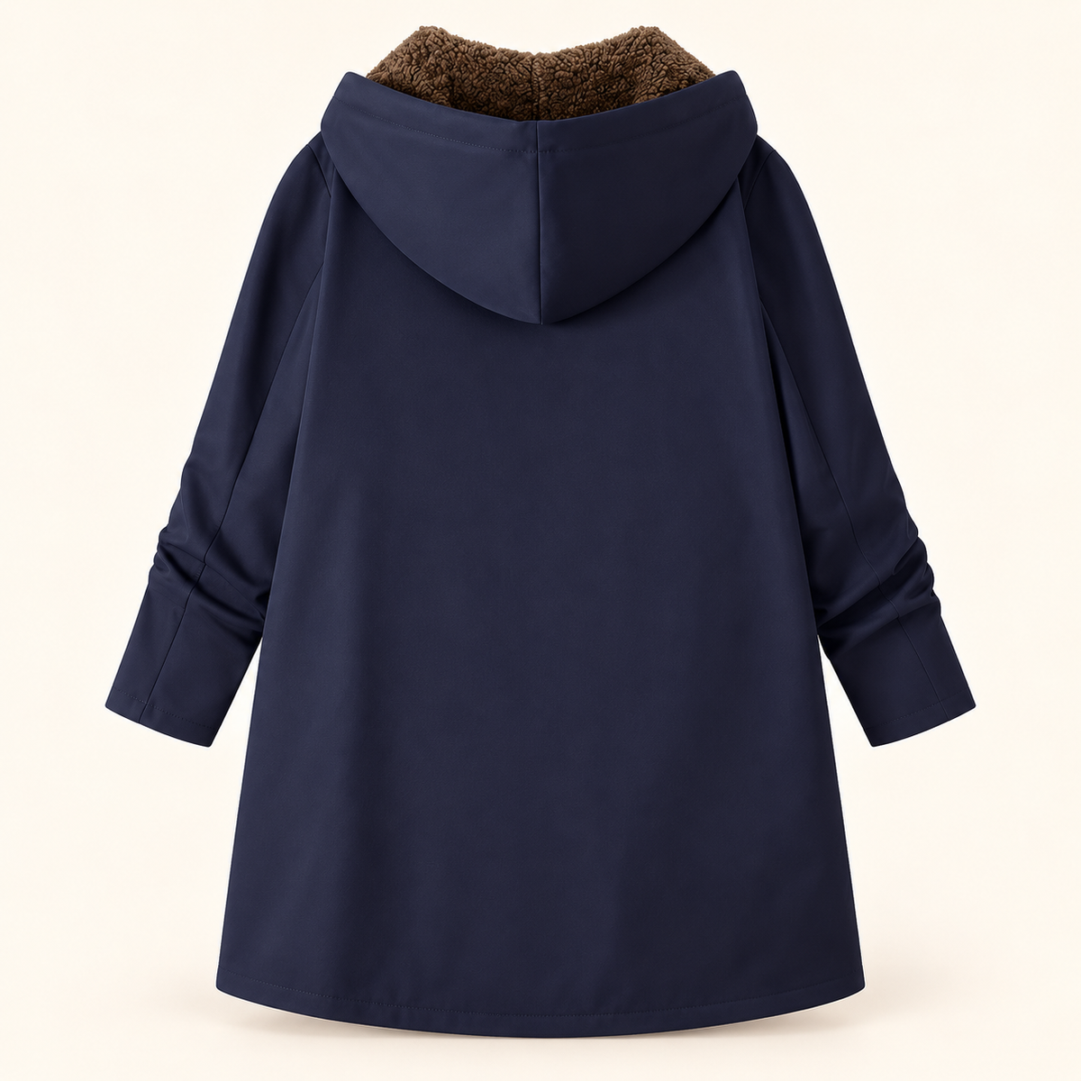 Evelyn | Manteau à capuchon doublé sherpa