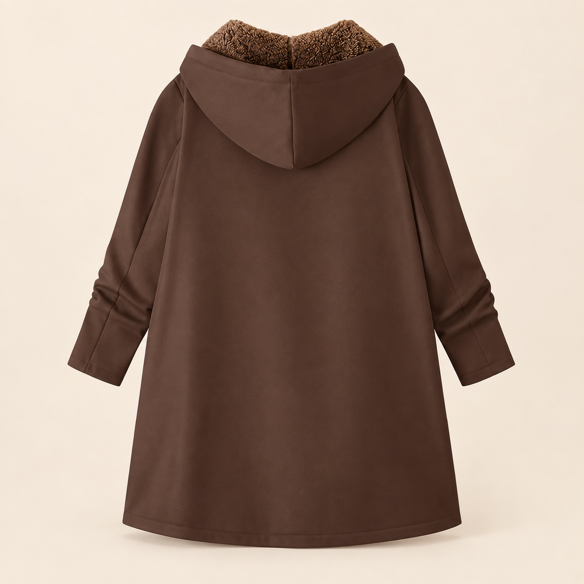 Evelyn | Manteau à capuchon doublé sherpa