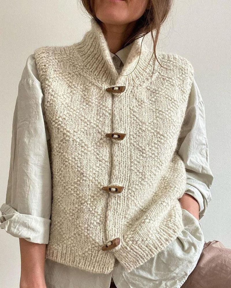Camila | Veste sans manches élégante en tricot