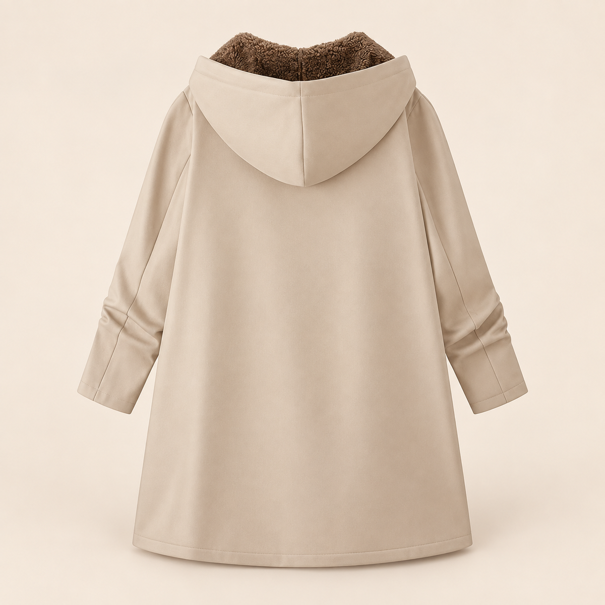 Evelyn | Manteau à capuchon doublé sherpa