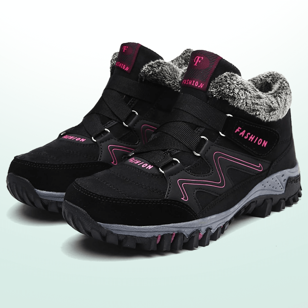 Bottines d’hiver pour femme | Bout large et doublure chaude