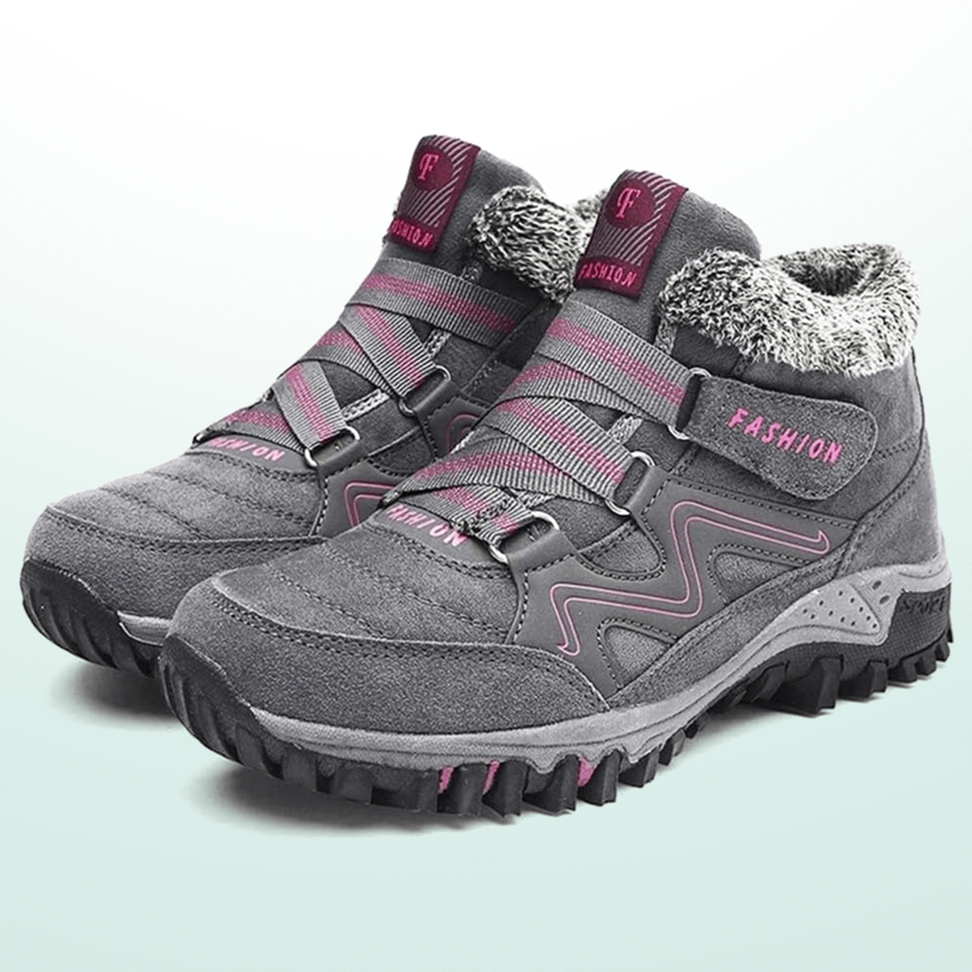 Bottines d’hiver pour femme | Bout large et doublure chaude