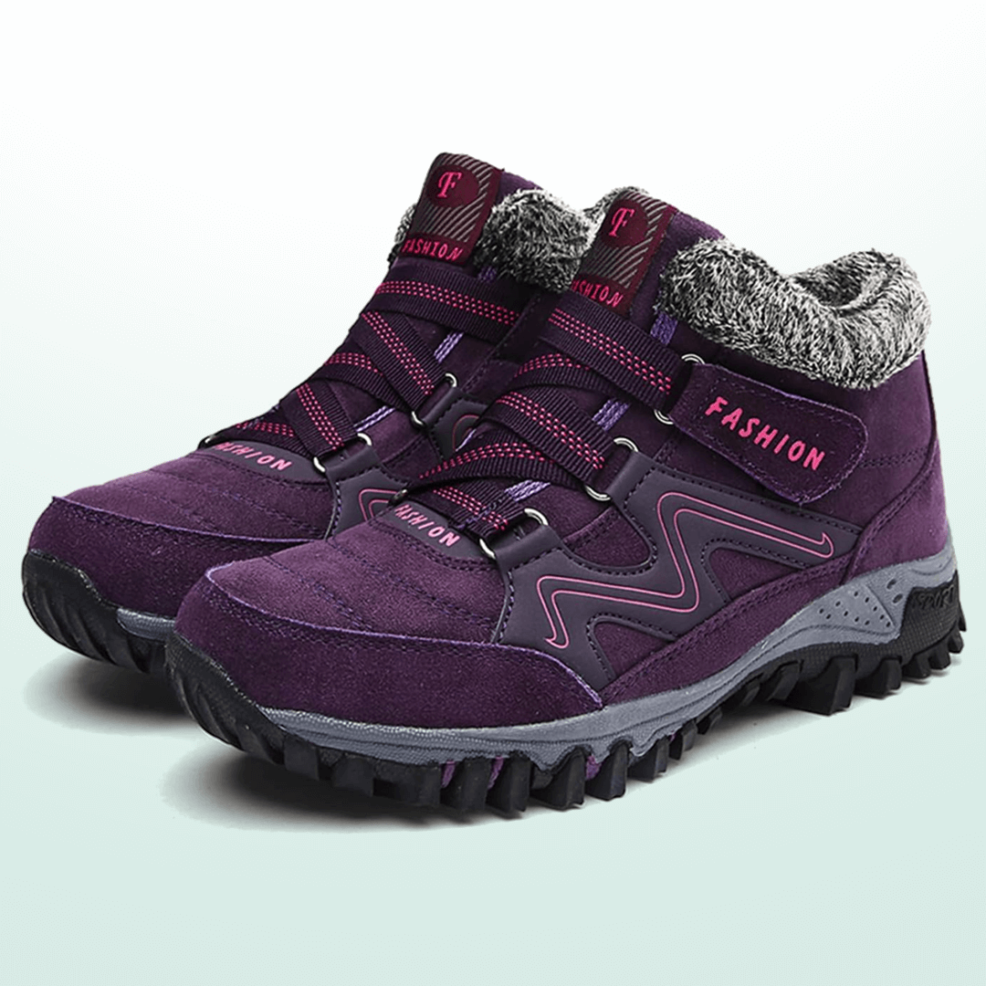 Bottines d’hiver pour femme | Bout large et doublure chaude