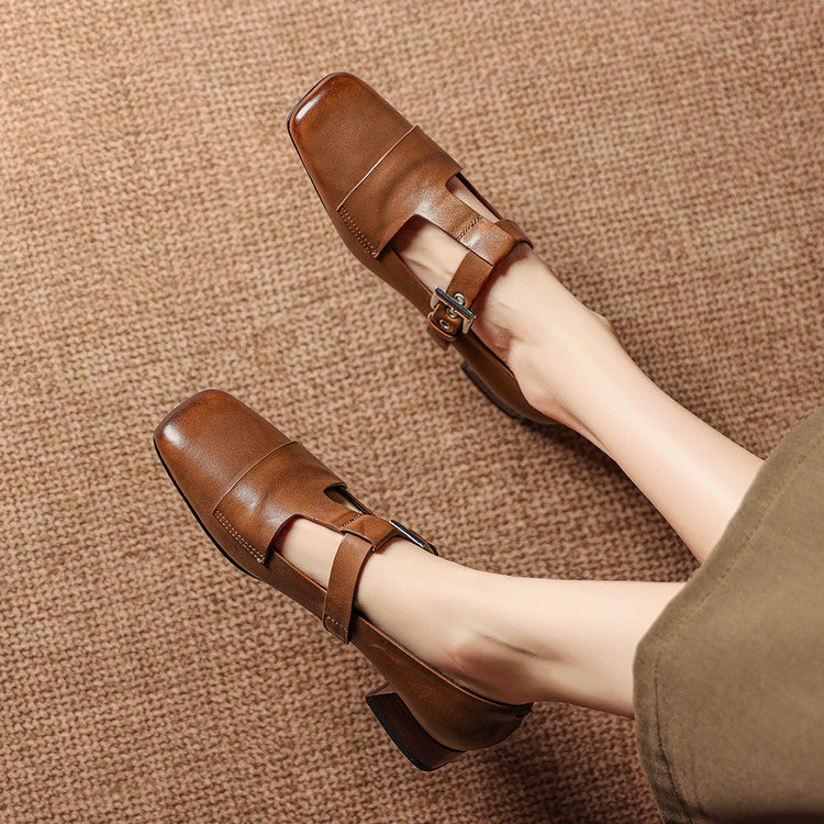 Veyra | Escarpins en cuir véritable