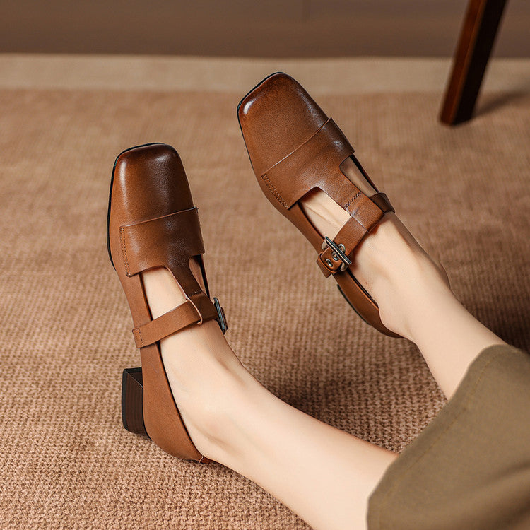 Veyra | Escarpins en cuir véritable