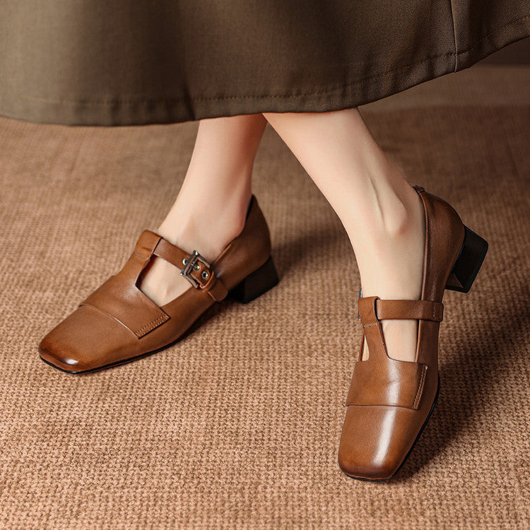 Veyra | Escarpins en cuir véritable