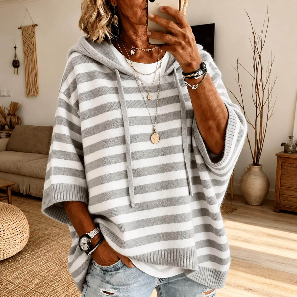Rayé gris