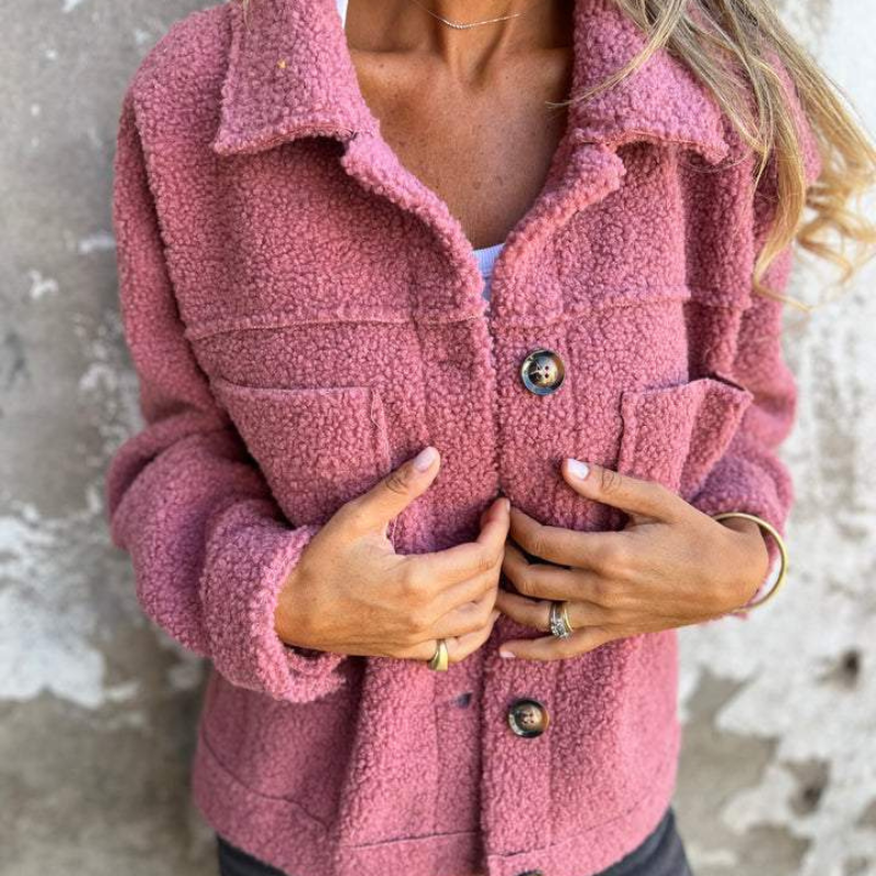 Harriet™ | Veste boutonnée en teddy tout doux