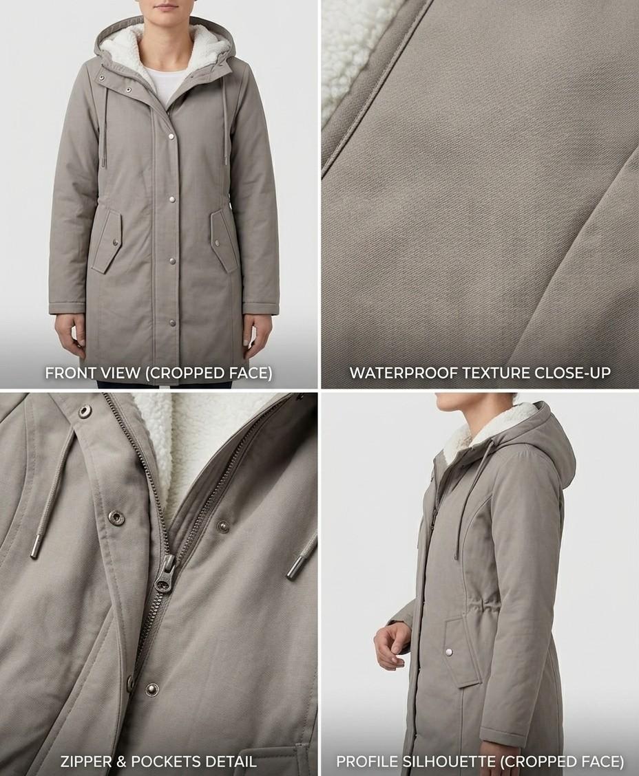 Women’s Warm Hooded Puffer Coat