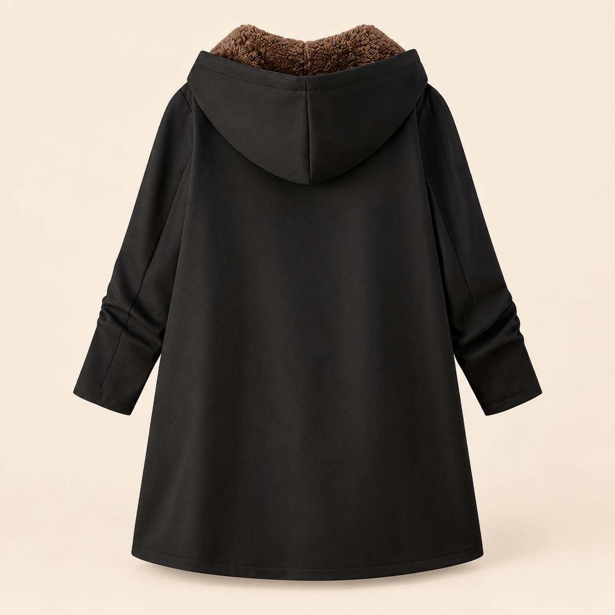 Evelyn | Manteau à capuchon doublé sherpa