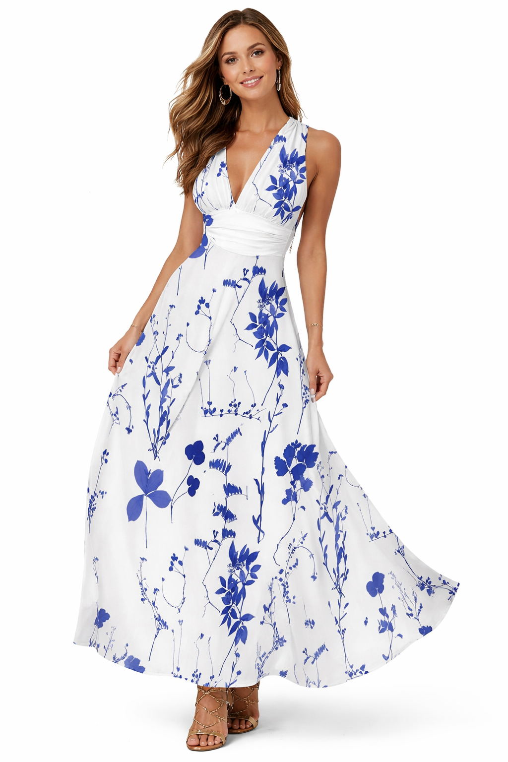 Josée | Robe longue fleurie