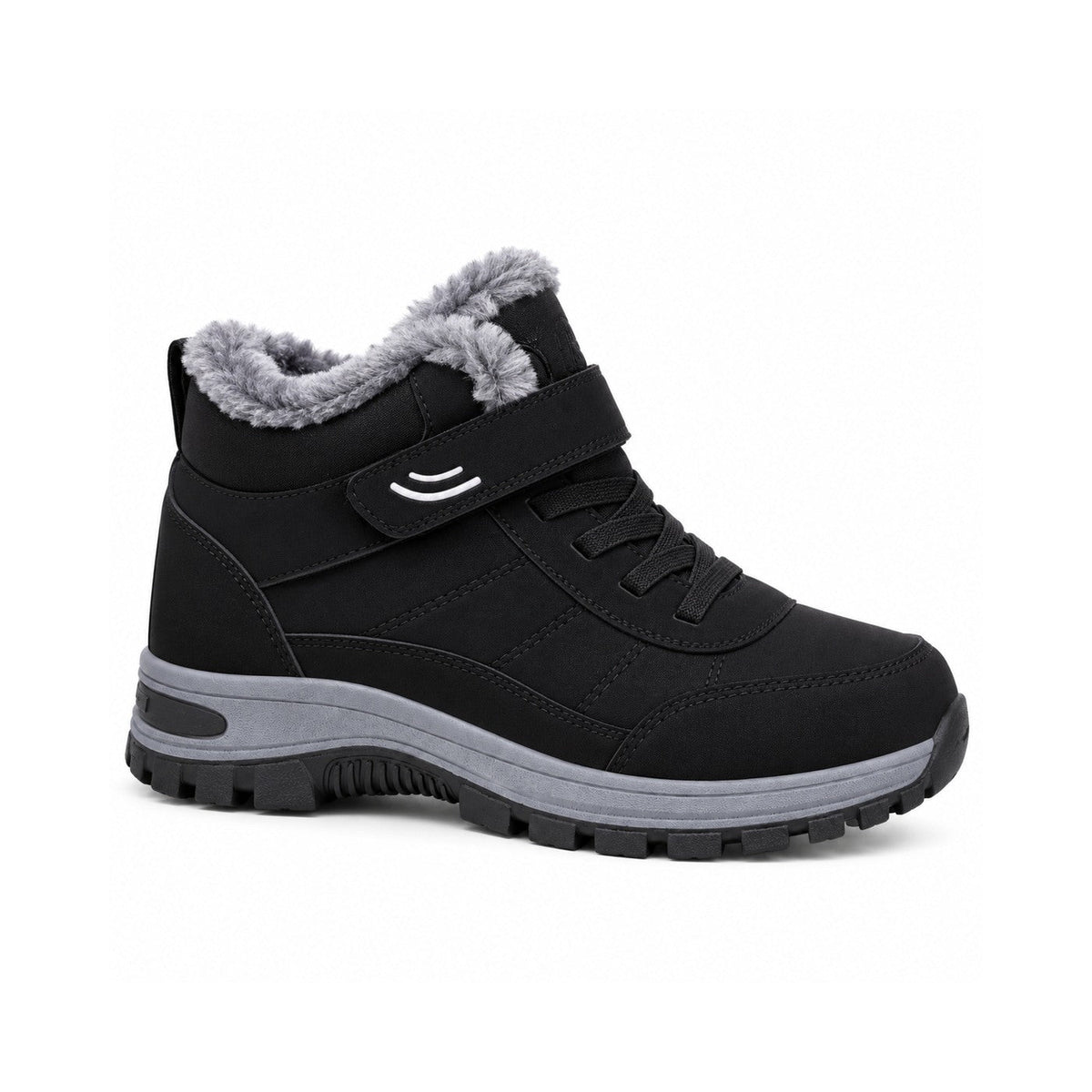 Autoagrippante – bottes d'hiver, photo de studio sur fond blanc