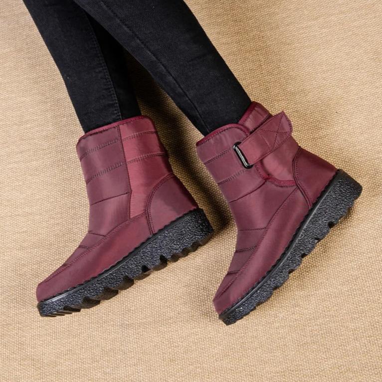 Bottines de neige pour femme | Chaudes et à semelle adhérente