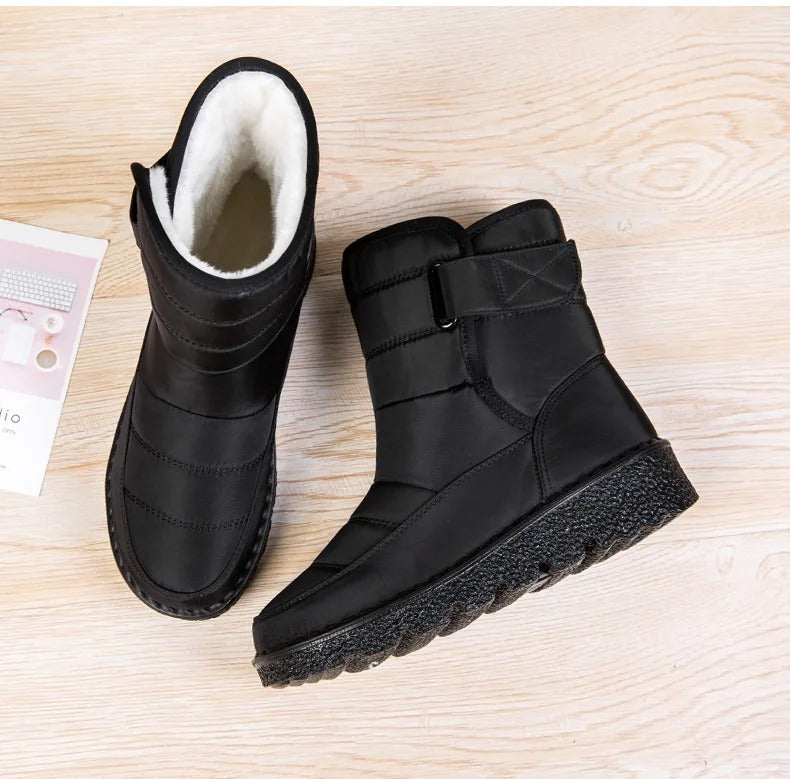 Bottines de neige pour femme | Chaudes et à semelle adhérente
