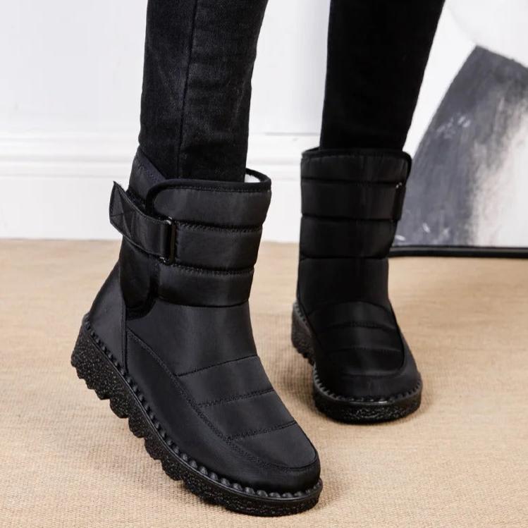 Bottines de neige pour femme | Chaudes et à semelle adhérente