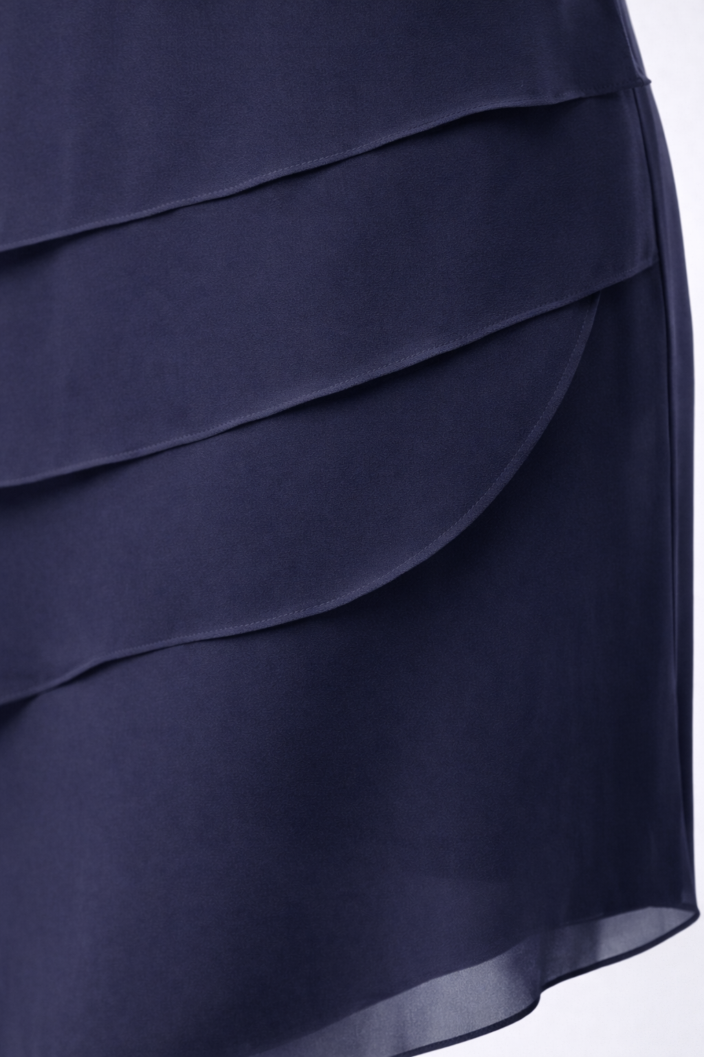 Diane | Robe mi-longue en mousseline superposée
