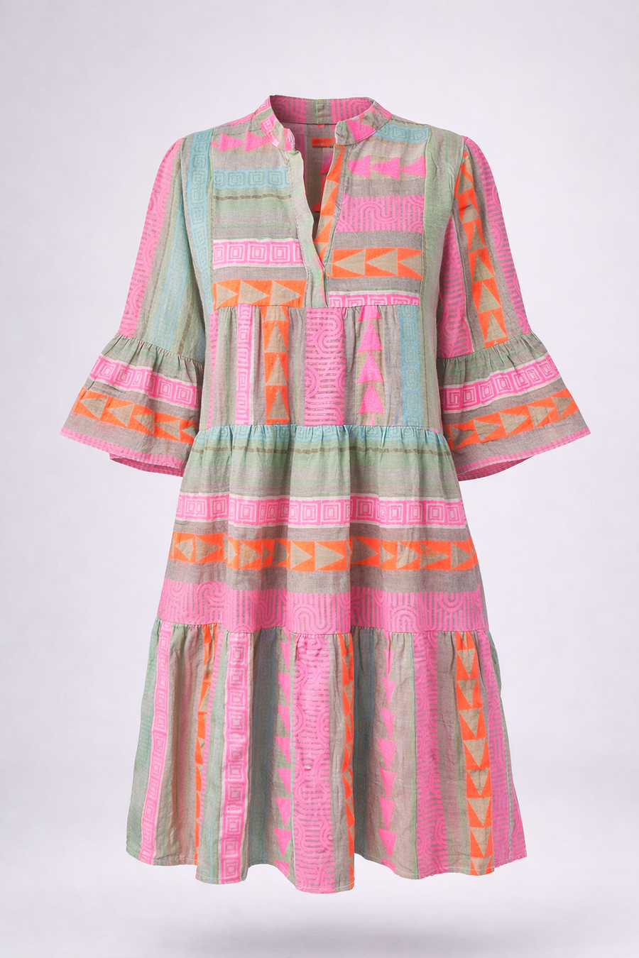 Sylvie | Robe bohème à motifs patchwork