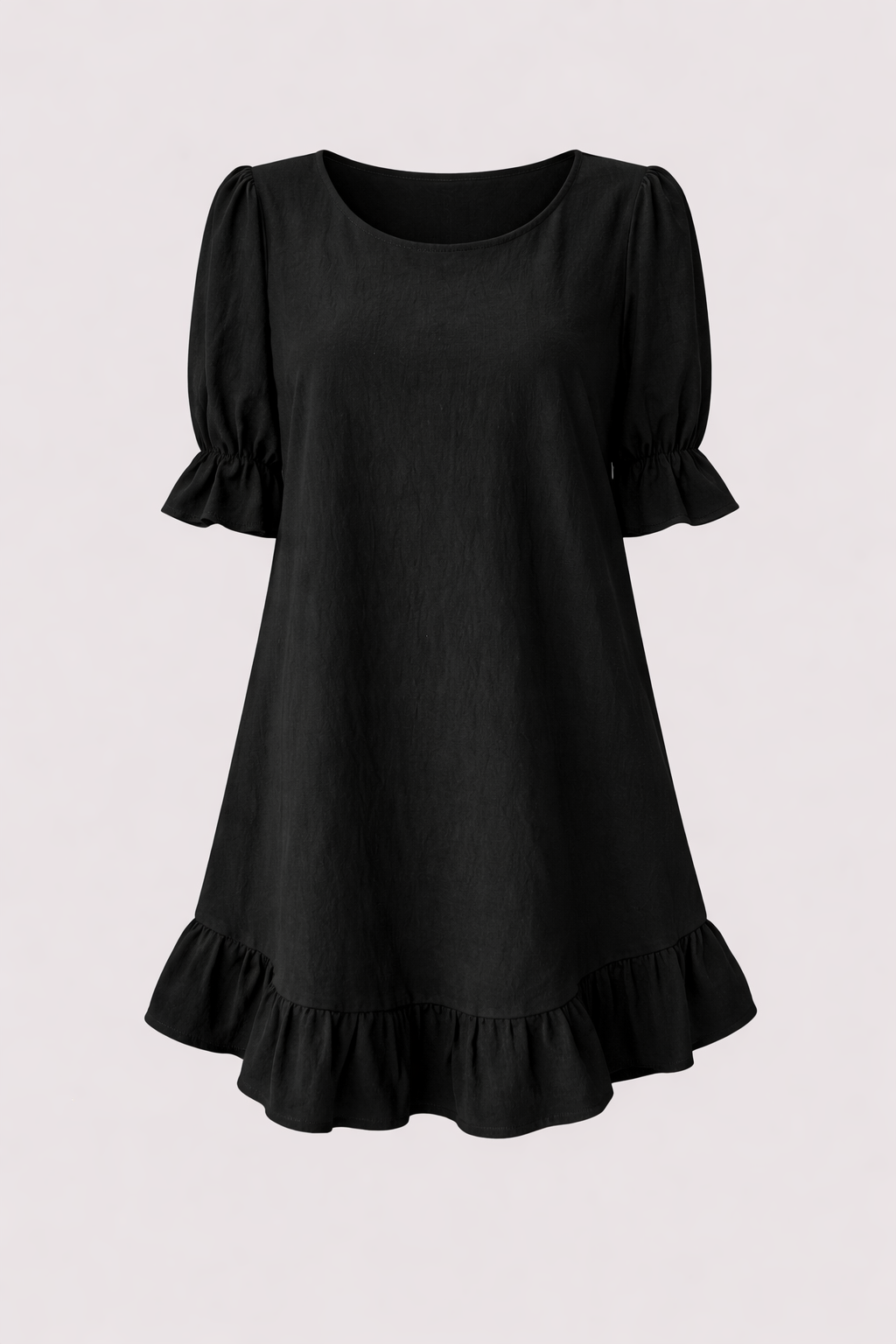 Suzanne | Robe courte à volant
