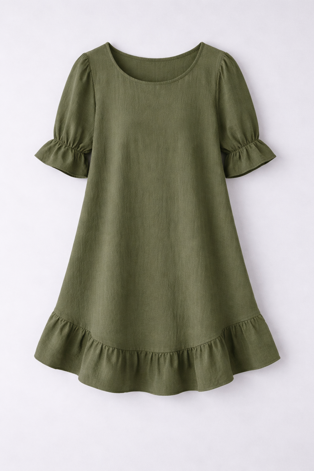 Suzanne | Robe courte à volant