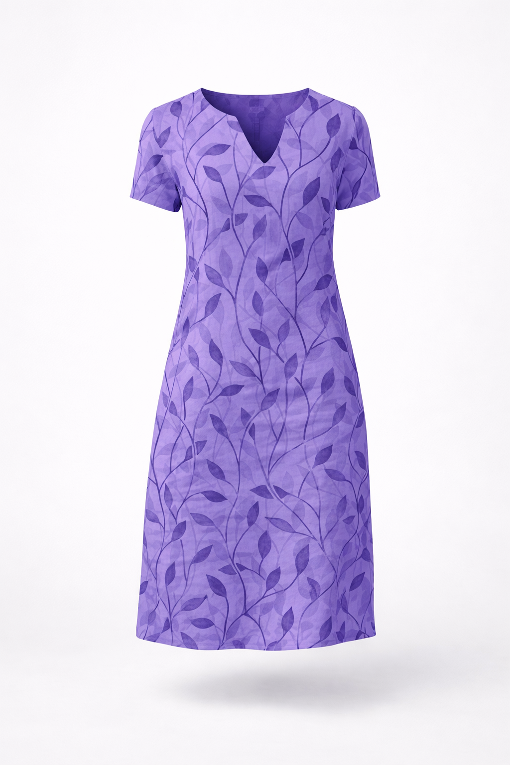 Hélène | Robe mi-longue à imprimé botanique