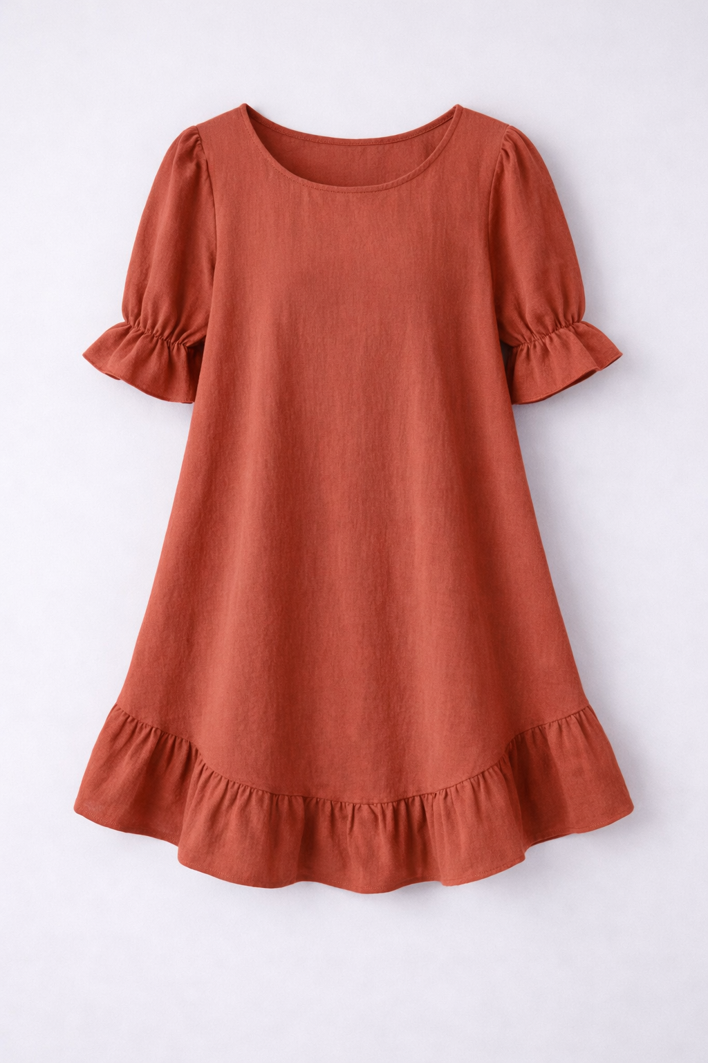 Suzanne | Robe courte à volant