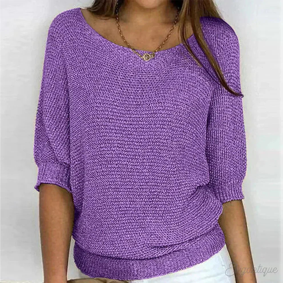 Sorella | Haut texturé à coupe décontractée
