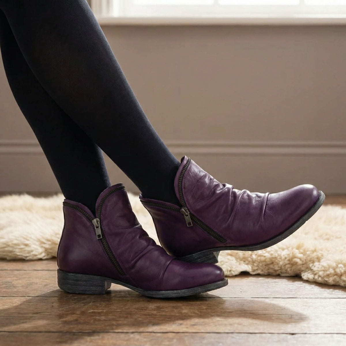 Bottillons confortables pour femme
