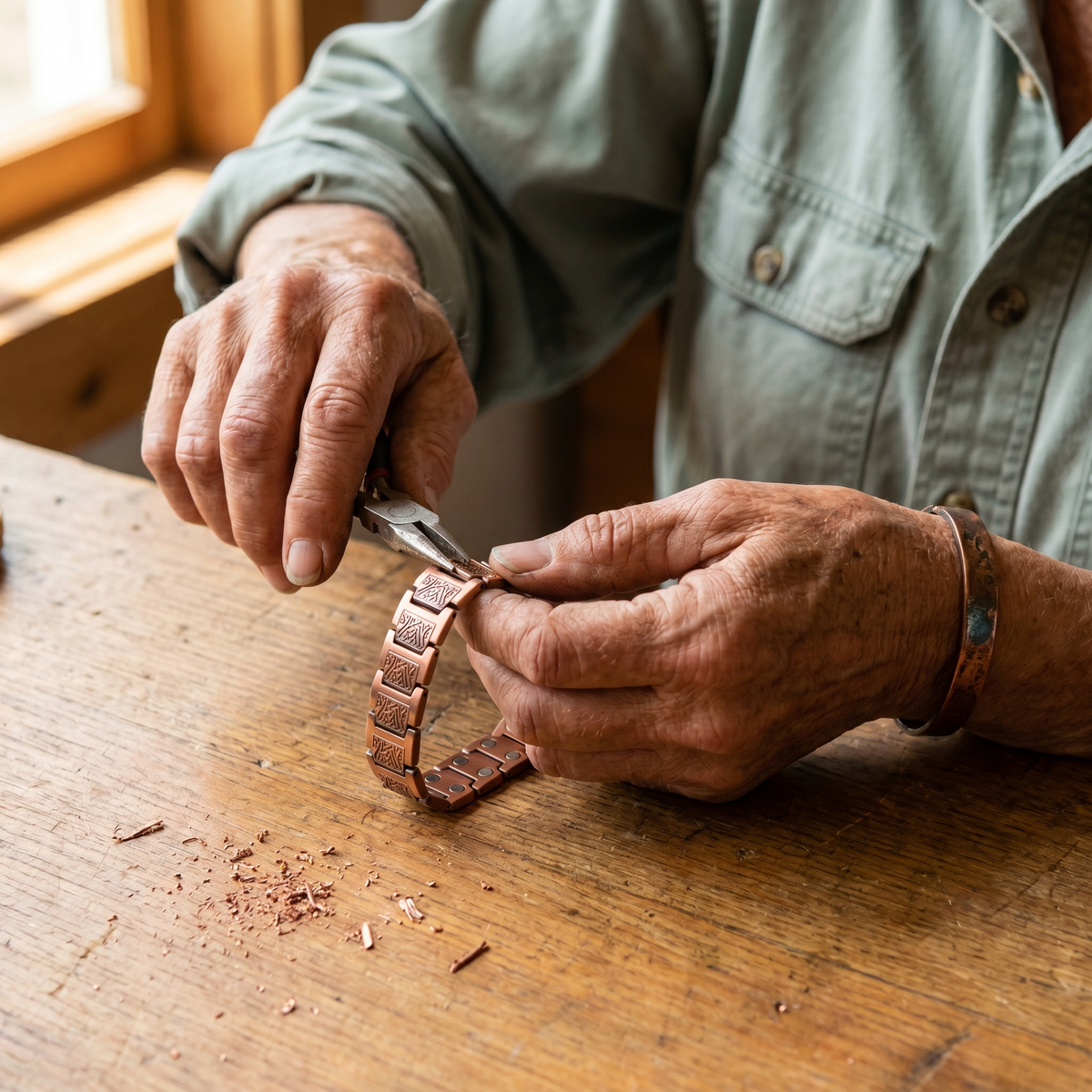 Glen | Bracelet en cuivre pour hommes